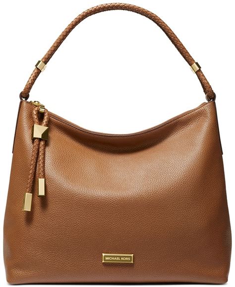 michael kors lexington leather shoulder bag|shoulder bag Michael Kors outlet.